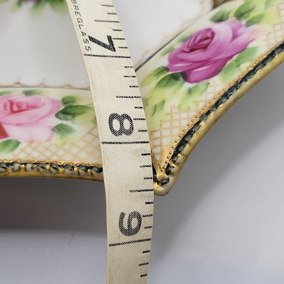 VTG Nippon Roses Bowl | Hand Painted Floral - Picture 14 of 15
